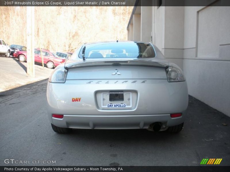 Liquid Silver Metallic / Dark Charcoal 2007 Mitsubishi Eclipse GS Coupe