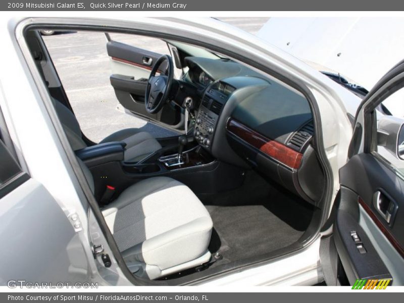 Quick Silver Pearl / Medium Gray 2009 Mitsubishi Galant ES