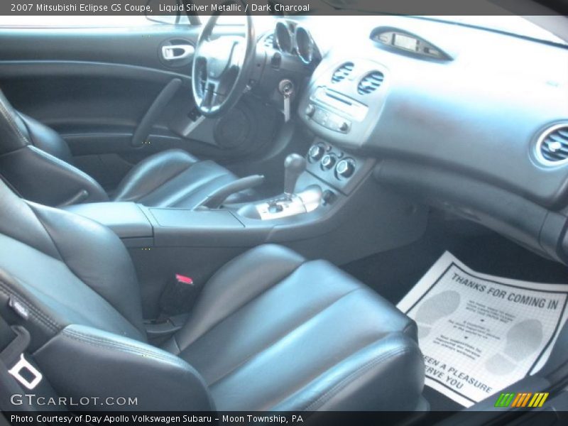 Liquid Silver Metallic / Dark Charcoal 2007 Mitsubishi Eclipse GS Coupe