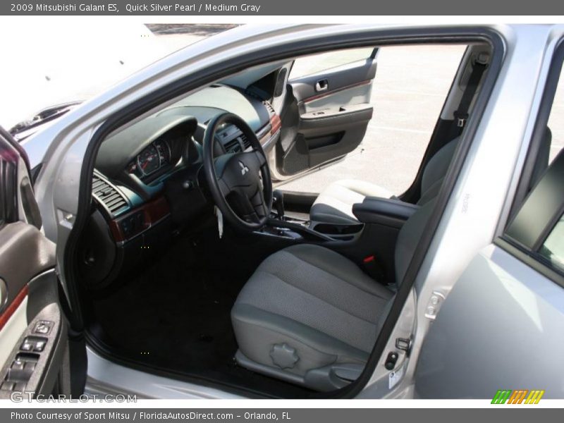 Quick Silver Pearl / Medium Gray 2009 Mitsubishi Galant ES