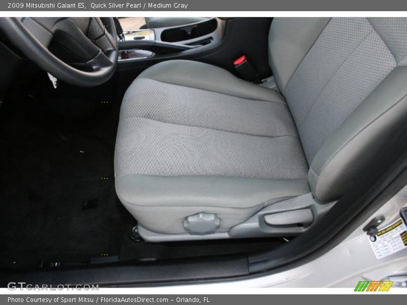 Quick Silver Pearl / Medium Gray 2009 Mitsubishi Galant ES