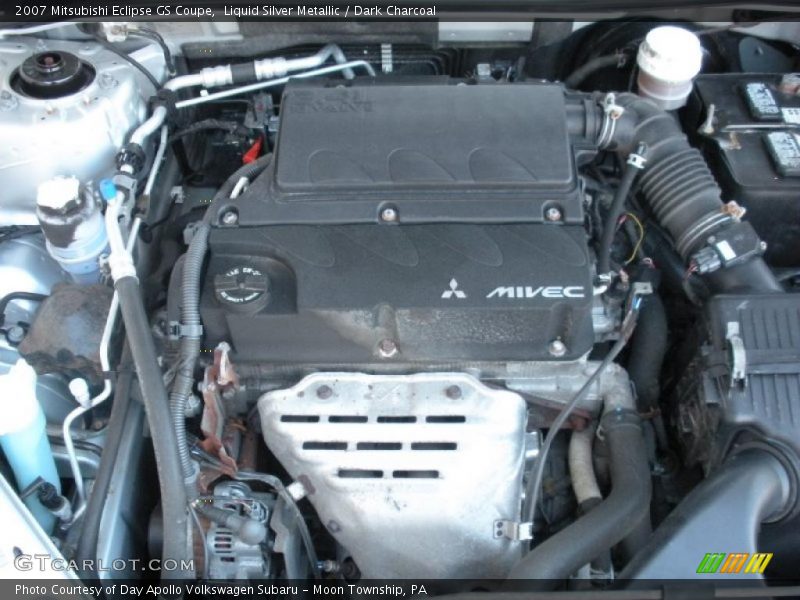 Liquid Silver Metallic / Dark Charcoal 2007 Mitsubishi Eclipse GS Coupe