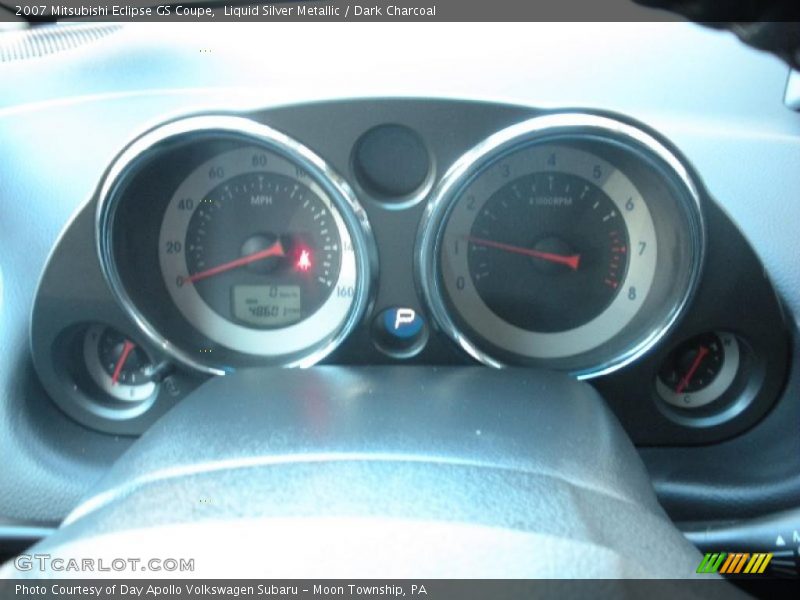 Liquid Silver Metallic / Dark Charcoal 2007 Mitsubishi Eclipse GS Coupe