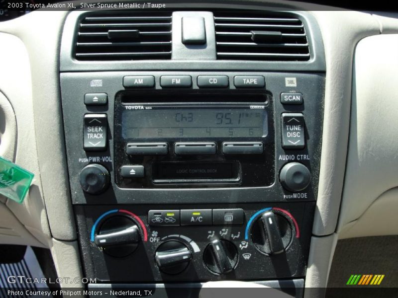 Silver Spruce Metallic / Taupe 2003 Toyota Avalon XL