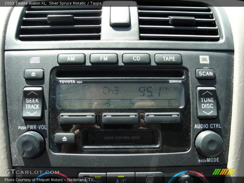 Silver Spruce Metallic / Taupe 2003 Toyota Avalon XL