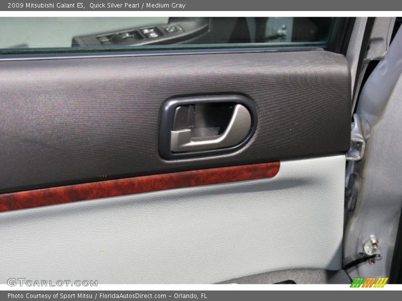 Quick Silver Pearl / Medium Gray 2009 Mitsubishi Galant ES