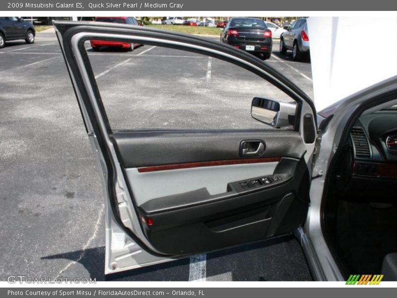 Quick Silver Pearl / Medium Gray 2009 Mitsubishi Galant ES