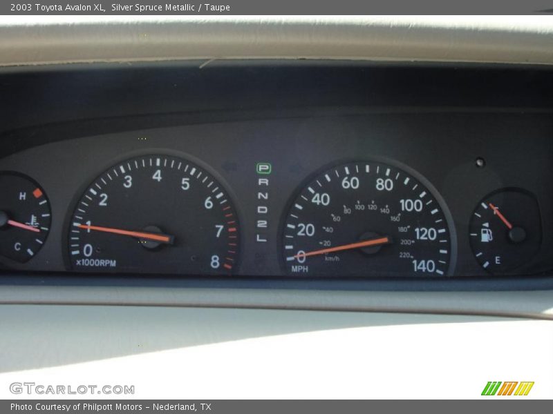 Silver Spruce Metallic / Taupe 2003 Toyota Avalon XL