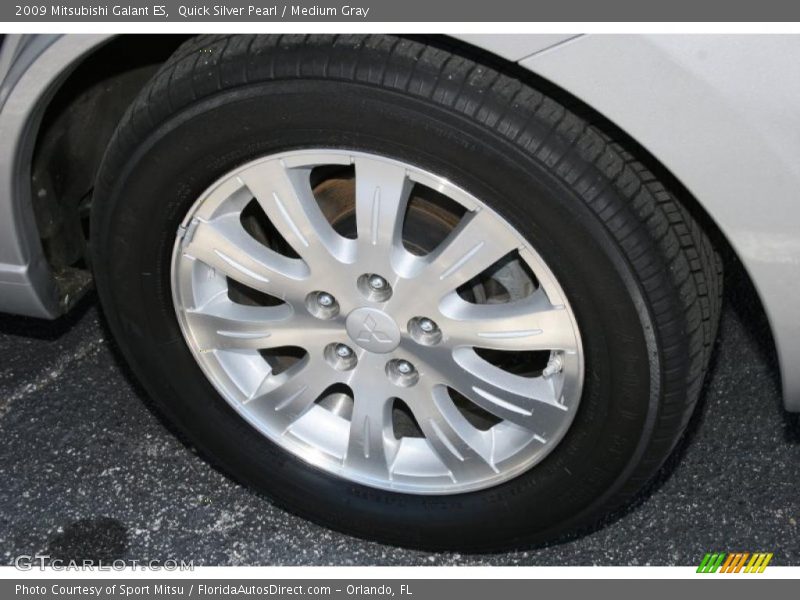 Quick Silver Pearl / Medium Gray 2009 Mitsubishi Galant ES