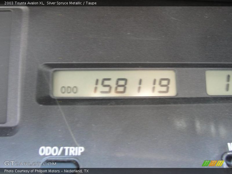Silver Spruce Metallic / Taupe 2003 Toyota Avalon XL