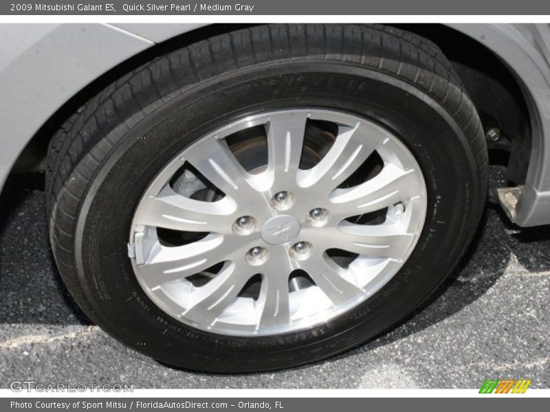 Quick Silver Pearl / Medium Gray 2009 Mitsubishi Galant ES