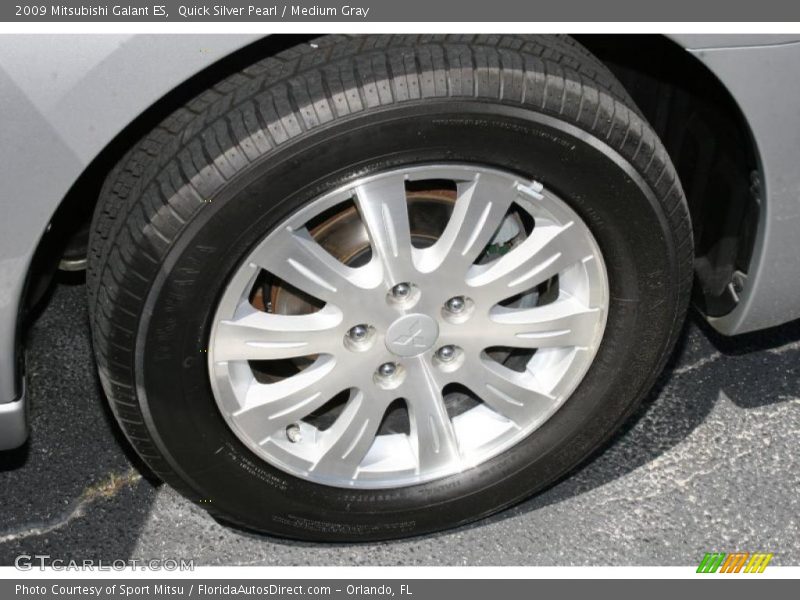 Quick Silver Pearl / Medium Gray 2009 Mitsubishi Galant ES