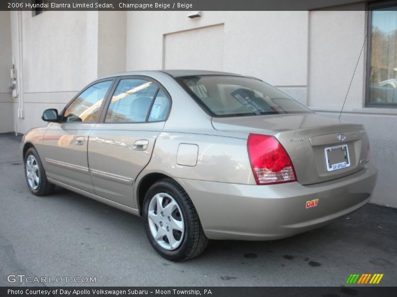 Champagne Beige / Beige 2006 Hyundai Elantra Limited Sedan