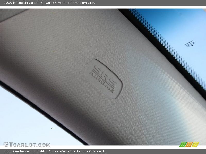 Quick Silver Pearl / Medium Gray 2009 Mitsubishi Galant ES