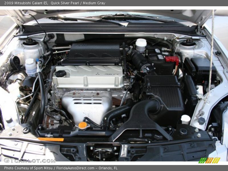 Quick Silver Pearl / Medium Gray 2009 Mitsubishi Galant ES