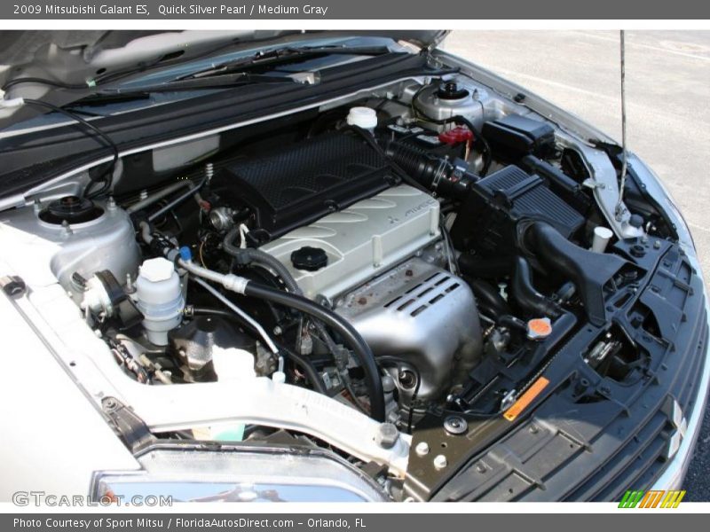 Quick Silver Pearl / Medium Gray 2009 Mitsubishi Galant ES