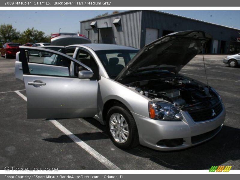 Quick Silver Pearl / Medium Gray 2009 Mitsubishi Galant ES