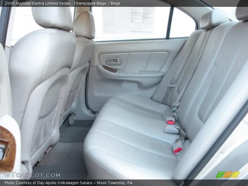 Champagne Beige / Beige 2006 Hyundai Elantra Limited Sedan