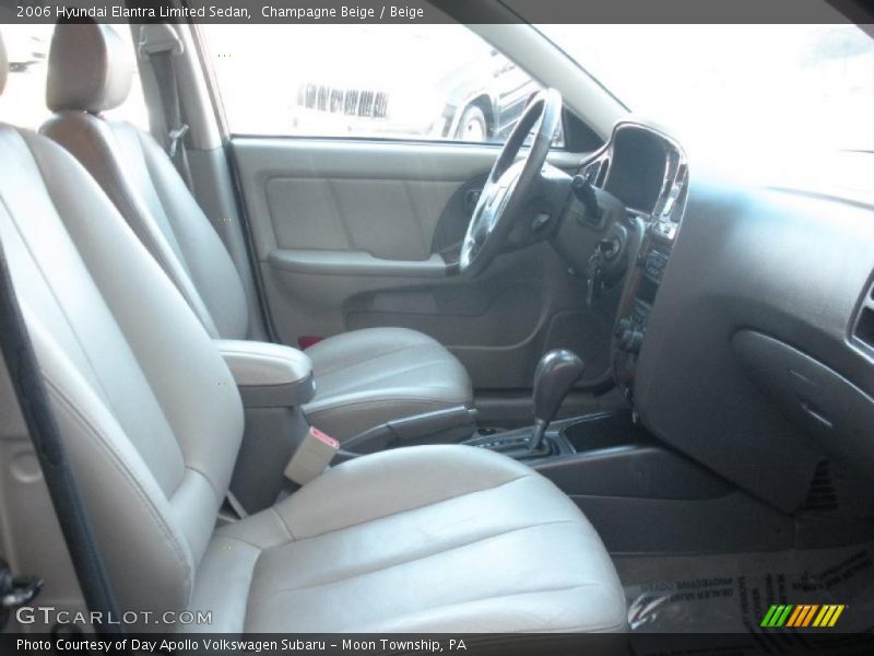 Champagne Beige / Beige 2006 Hyundai Elantra Limited Sedan