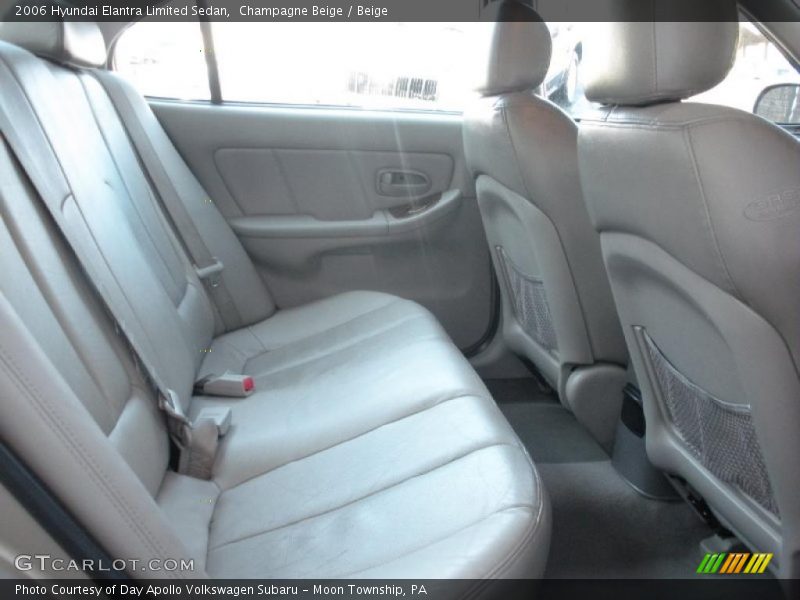 Champagne Beige / Beige 2006 Hyundai Elantra Limited Sedan