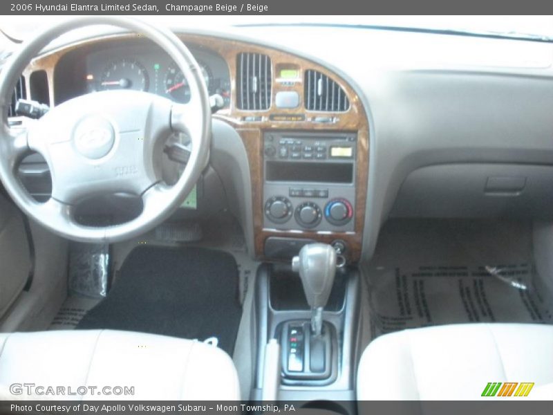 Champagne Beige / Beige 2006 Hyundai Elantra Limited Sedan