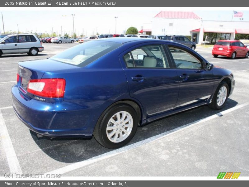 Maizen Blue Pearl / Medium Gray 2009 Mitsubishi Galant ES