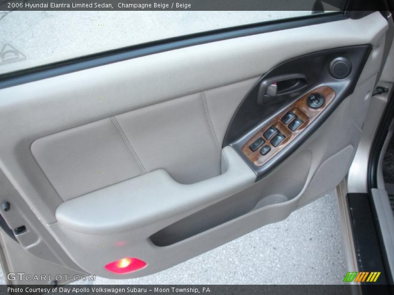 Champagne Beige / Beige 2006 Hyundai Elantra Limited Sedan