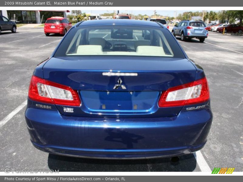 Maizen Blue Pearl / Medium Gray 2009 Mitsubishi Galant ES