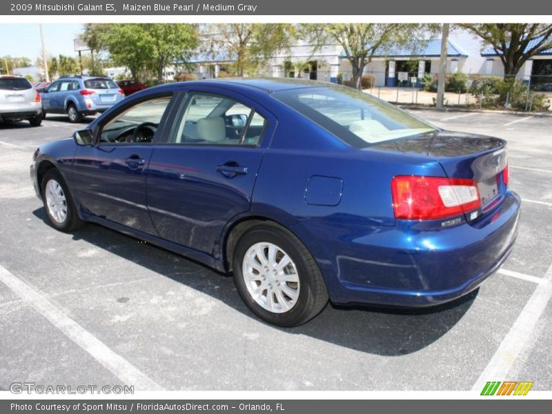 Maizen Blue Pearl / Medium Gray 2009 Mitsubishi Galant ES