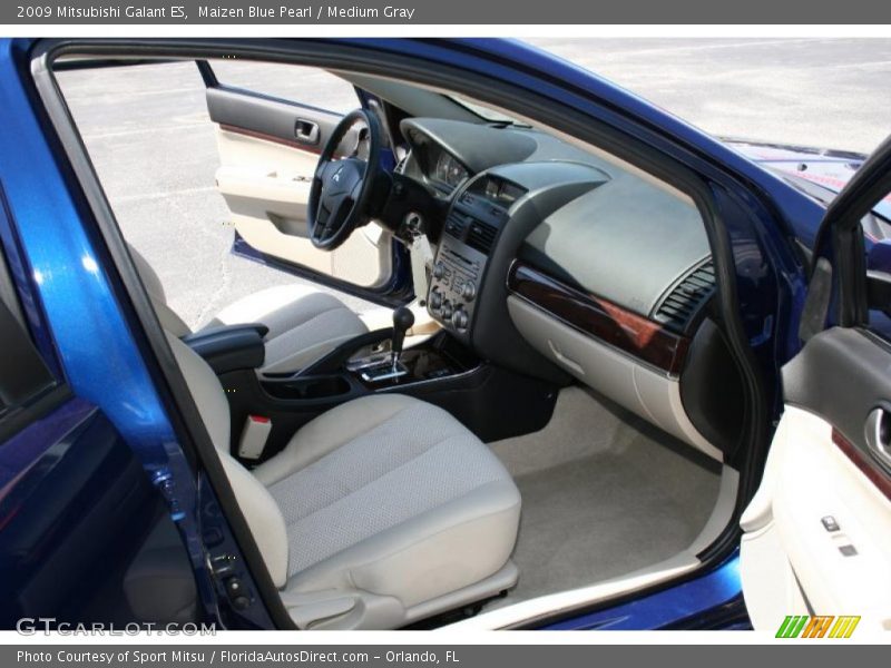 Maizen Blue Pearl / Medium Gray 2009 Mitsubishi Galant ES