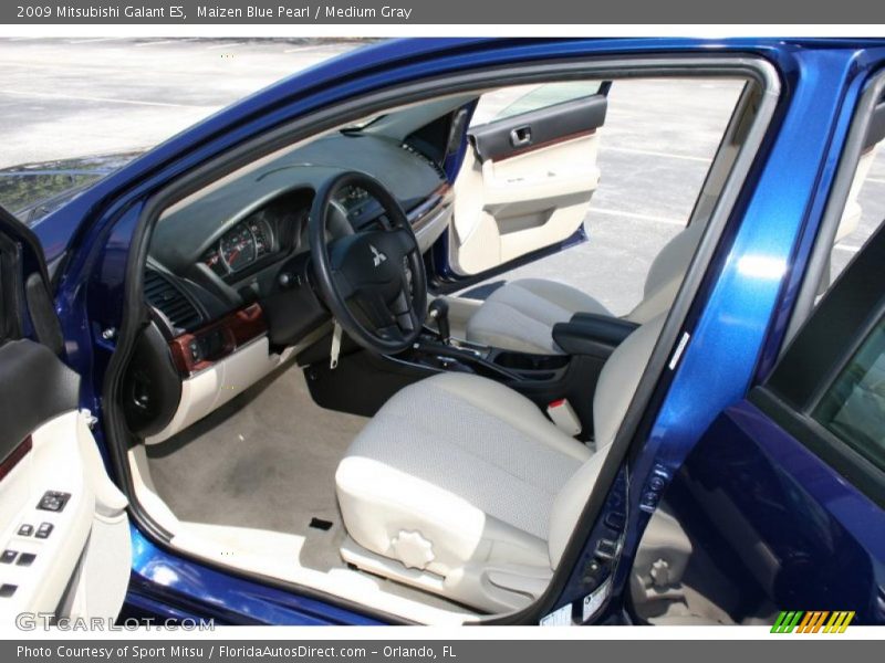 Maizen Blue Pearl / Medium Gray 2009 Mitsubishi Galant ES