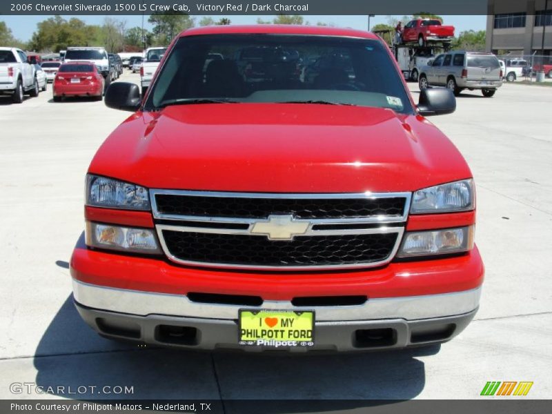 Victory Red / Dark Charcoal 2006 Chevrolet Silverado 1500 LS Crew Cab