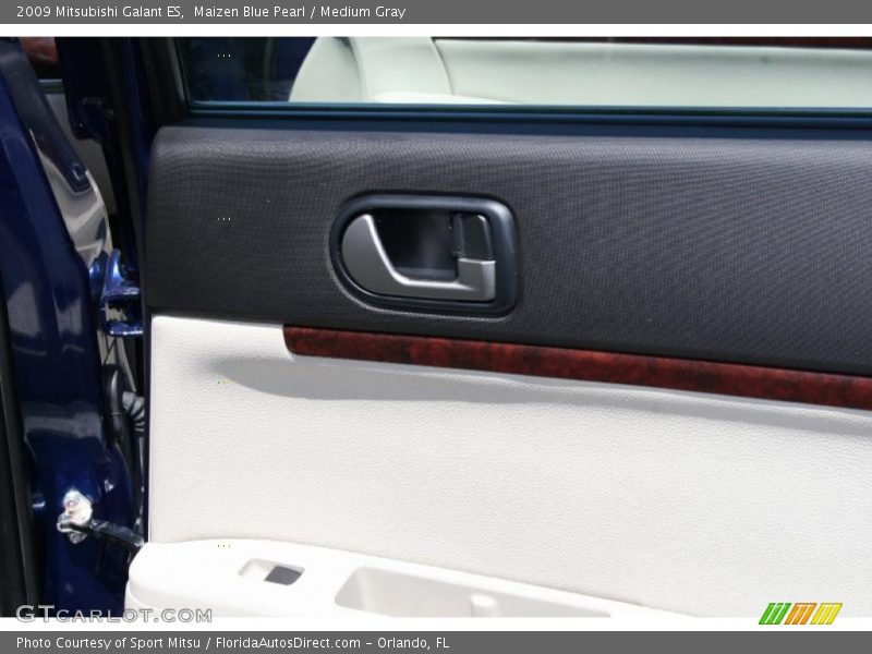 Maizen Blue Pearl / Medium Gray 2009 Mitsubishi Galant ES