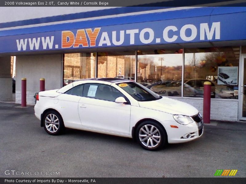 Candy White / Cornsilk Beige 2008 Volkswagen Eos 2.0T