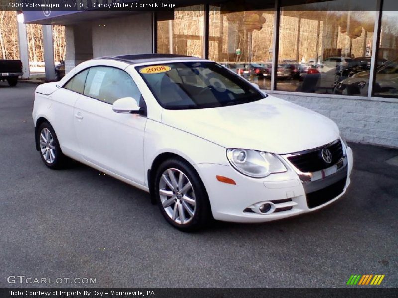 Candy White / Cornsilk Beige 2008 Volkswagen Eos 2.0T