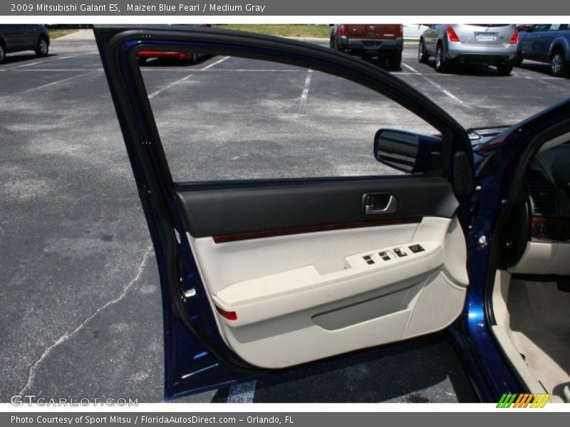 Maizen Blue Pearl / Medium Gray 2009 Mitsubishi Galant ES