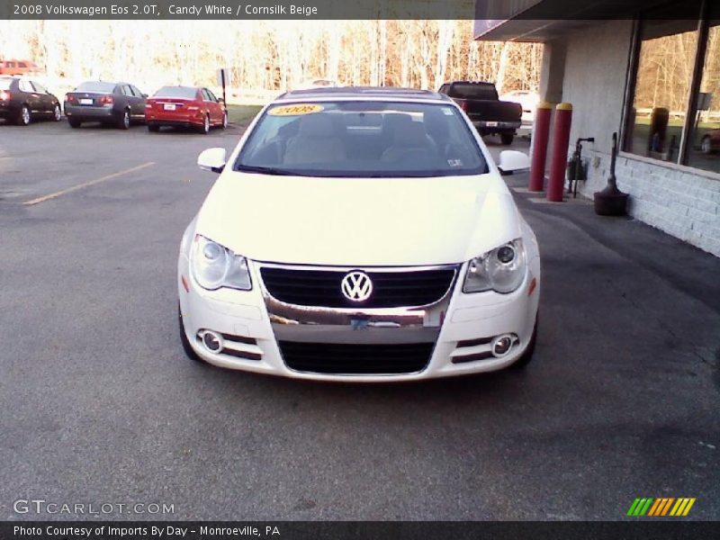 Candy White / Cornsilk Beige 2008 Volkswagen Eos 2.0T