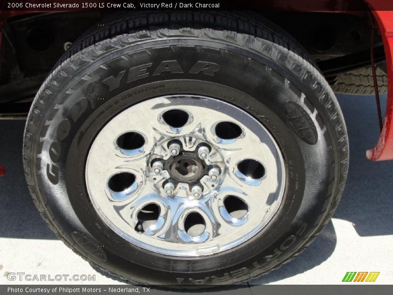 Victory Red / Dark Charcoal 2006 Chevrolet Silverado 1500 LS Crew Cab