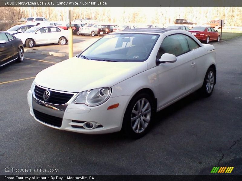 Candy White / Cornsilk Beige 2008 Volkswagen Eos 2.0T