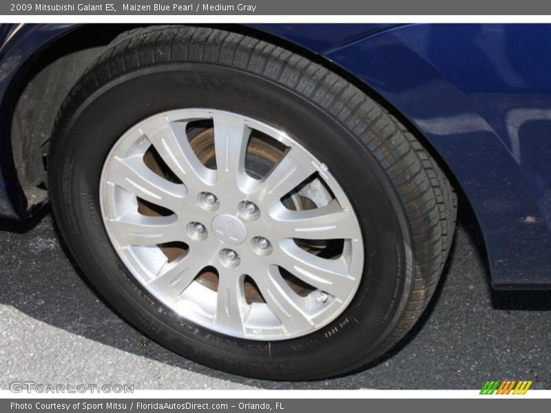 Maizen Blue Pearl / Medium Gray 2009 Mitsubishi Galant ES