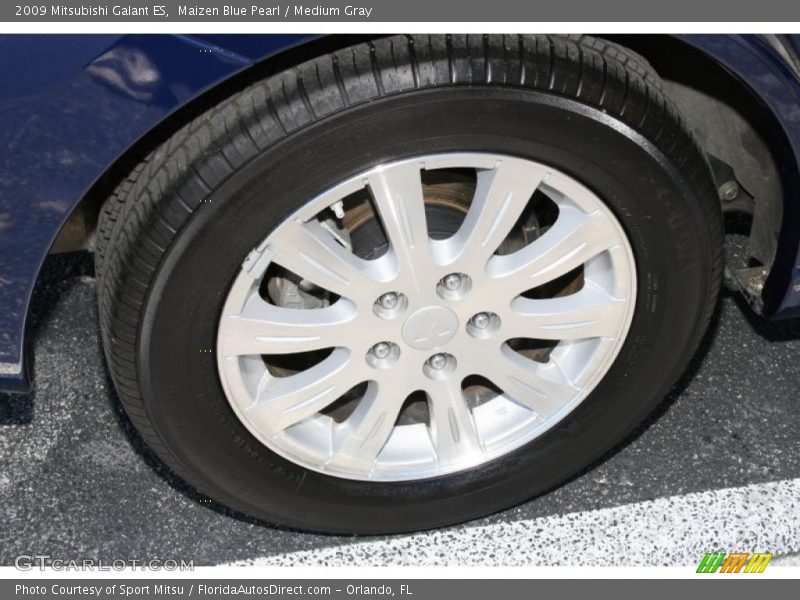 Maizen Blue Pearl / Medium Gray 2009 Mitsubishi Galant ES
