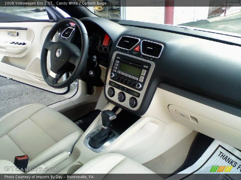 Candy White / Cornsilk Beige 2008 Volkswagen Eos 2.0T