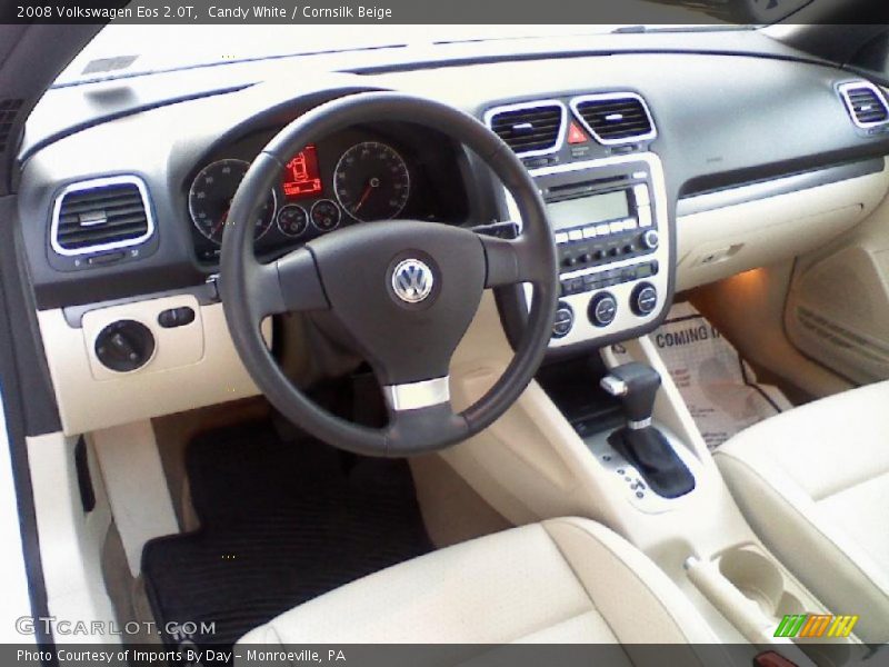 Candy White / Cornsilk Beige 2008 Volkswagen Eos 2.0T