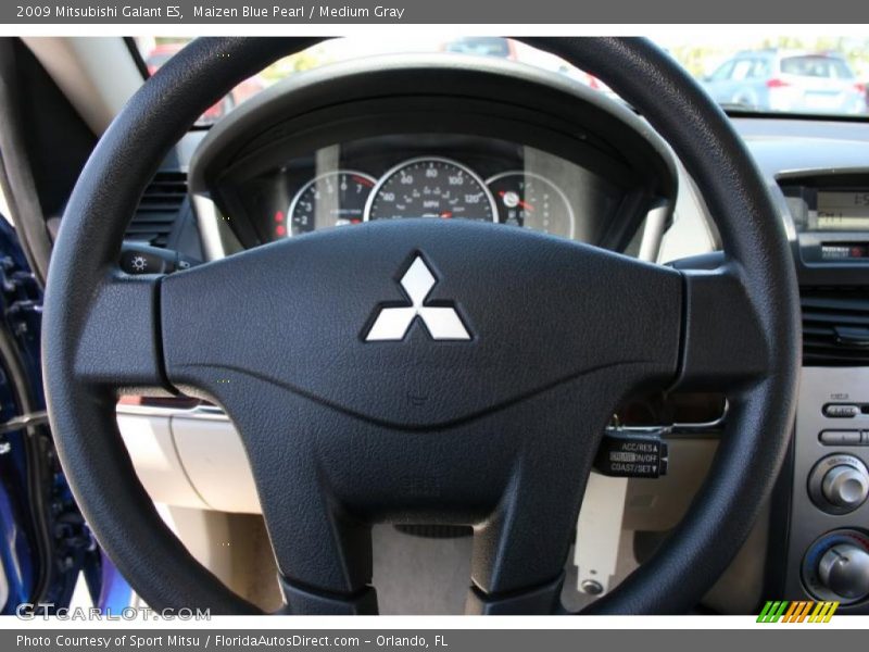 Maizen Blue Pearl / Medium Gray 2009 Mitsubishi Galant ES