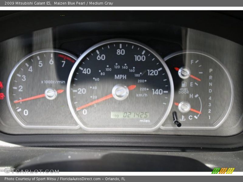 Maizen Blue Pearl / Medium Gray 2009 Mitsubishi Galant ES