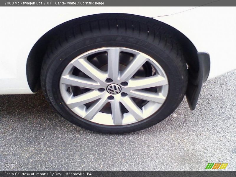 Candy White / Cornsilk Beige 2008 Volkswagen Eos 2.0T