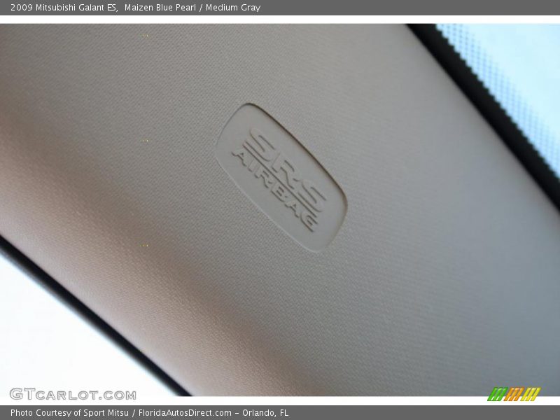 Maizen Blue Pearl / Medium Gray 2009 Mitsubishi Galant ES