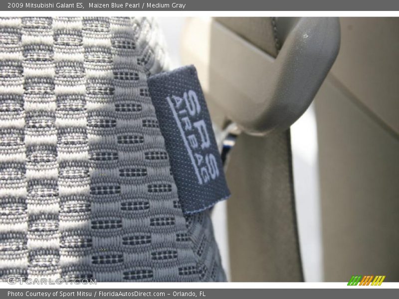 Maizen Blue Pearl / Medium Gray 2009 Mitsubishi Galant ES
