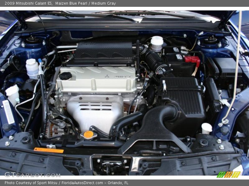 Maizen Blue Pearl / Medium Gray 2009 Mitsubishi Galant ES