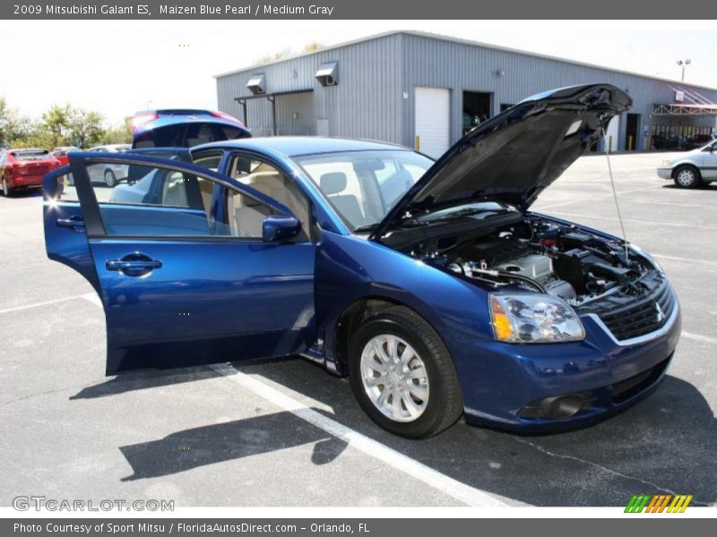 Maizen Blue Pearl / Medium Gray 2009 Mitsubishi Galant ES